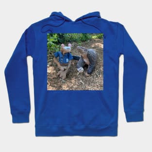 Weasel and Pangolin Hoodie